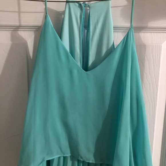 B. Darlin Mint Green Gown Size 12 - Picture 4 of 6
